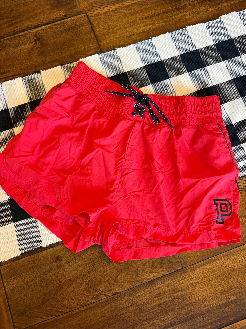 PINK Victoria’s Secret red nylon shorts